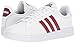 adidas Men's Swift Run Shoes,white/collegiate burgundy/core black,10.5 M US