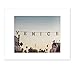 California Los Angeles Wall Art, Hollywood Studio Downtown Iconic Landmark Decor, Set of 4 8x10 Matted Prints 'Goodnight La La Land'