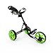 Clicgear Model 3.5+ | 3-Wheel Golf Push Cart (Charcoal/Lime)