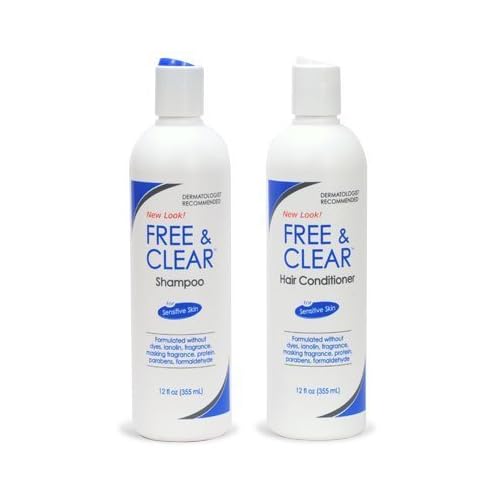 Free and Clear Hair Shampoo and Conditioner, 12 Oz image