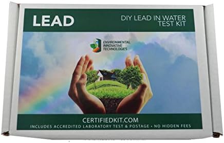 Professional Lead in Water Do It Yourself Test Kit by EIT – Prepaid Lab Testing and Shipping Perfect for your Home or Business