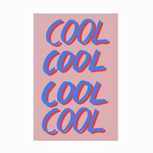 Trademark Fine Art Outdoor Canvas Art - Pictufy Studio 'Cool Quote 02' Wall Art…