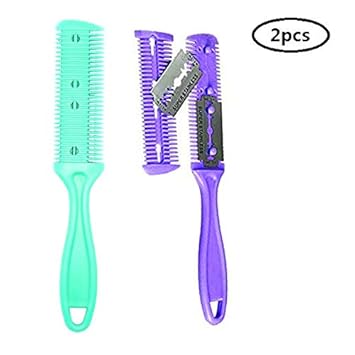 Amazon Com Hair Cutter Comb Dual Side Haircut Scissor Hair