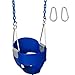 Swing Set Stuff Highback Full Bucket with 5.5' Coated Chain & SSS Logo Sticker, Blue