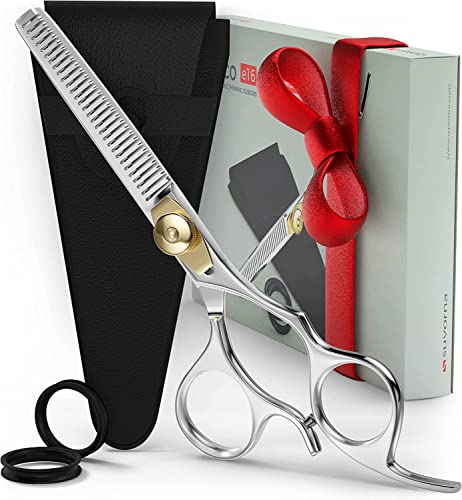 Suvorna 6.5" Professional Hairdressing Thinning Shears – Texturizing & Layering Hair Cutting Scissors