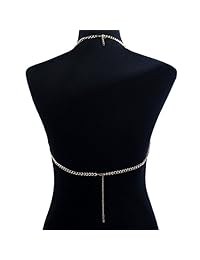 Bikini Bralette Cadena Mujer Borla Dorada Arnés Collar sin talla sirve para la mayoría