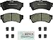 BOSCH BC1164 QuietCast Premium Ceramic Disc Brake Pad Set - Compatible with Select Ford Fusion; Lincoln MKZ, Zephyr; Mazda 6; Mercury Milan; FRONT