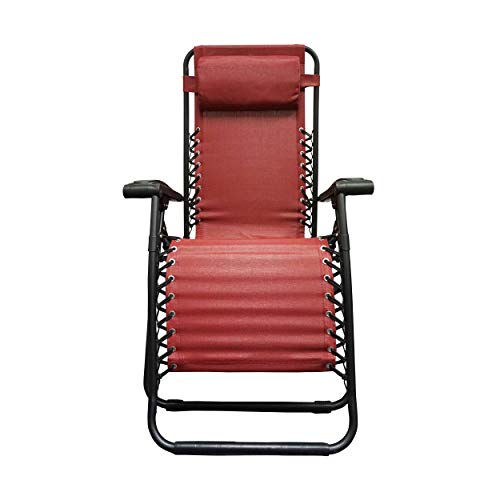 Caravan Sports Infinity Zero Gravity Chair, Burgundy (Certified Refurbished) - Thumbnail 2