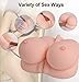 SHEQU Pussy Oral Male Masturbator with Big Boobs for Men - Realistic Silicone Big Breast Tight Vagina Blow Job for Men Masturbation 7.3 Pounds (Sexy Tina)
