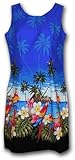 Hawaiian Sun Dresses Beach Parrot Dress Blue XL, Online Clothing Store