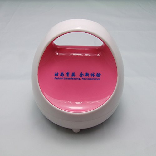 Gland Single Electric Breast Pump Breastfeeding Pump for Nursing Moms BPA Free, Pink, with LCD Display and Compact Design
