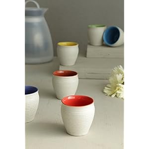 KITTENS Speckeled Off White Multicolor Kullhars (Set of 6)