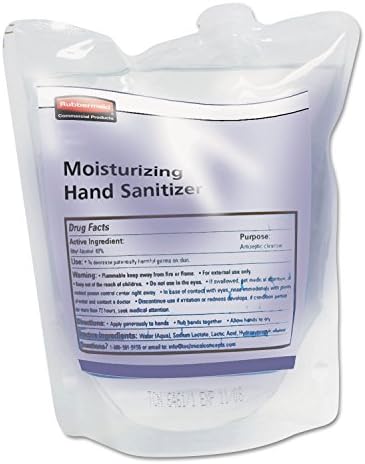 Rubbermaid 450030 Spray Moisturizing Hand Sanitizer Refill, Fragrance-Free, 400mL