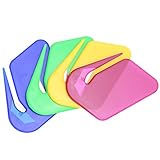 4 Pcs Assorted Color Letter Opener, Efficient Handheld Envelope Slitter, Plastic Razor Blade Paper Knife by SuoSuo