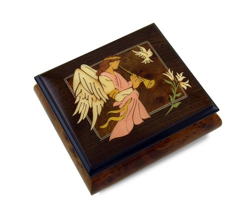 The Wood Inlay Design Features An Angel Playing A Horn / Duduk with 18 Note Tune-Puttin' On the Ritz (Berlin)