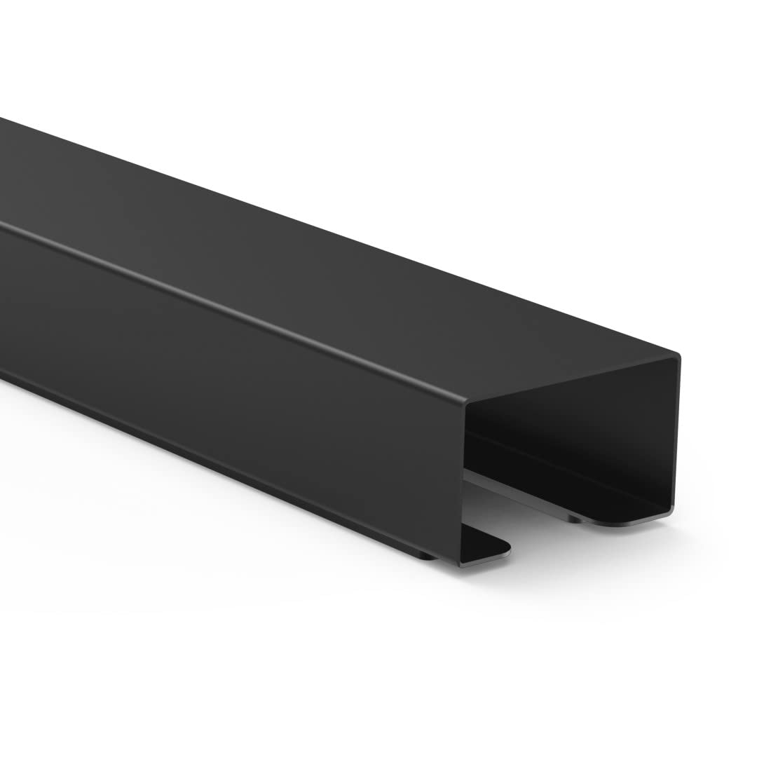 Hama Cable Duct Desk, Magnetic Strip for Easy Installation (Cable Cover for 8 Cables, Cable Strip for Tidy Cable Management, Cable Guide and Hide Cable in One, Metal, 55 cm) Black