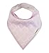 Baby Bandana Drool Bibs Organic 6 Pack for Girls with Snaps, Absorbent Soft Cotton for Teething Drooling Feeding Cute Baby Shower Newborn Registry Gift Set Burp Cloth (Princess Pink Purple Gold Black)