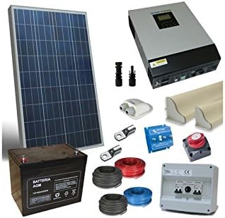 Solar Kit for Peddler 130 W 12 V Plus Accessories Panel Power Inverter 1200 W 12 V