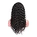 Younsolo Water Wave Lace Front Wigs Human Hair for Black Women with Baby Hair Pre plucked 150% Density 100% Unprocessed 13x4 Water Wave Lace Frontal Wigs 22 inch Natural Color