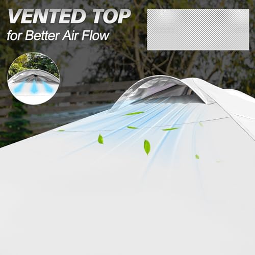 WEIZE 10x10 Pop Up Canopy Tent with 1-Button Setup, UV Protection & Wheeled Bag for Easy Outdoor Events image 17