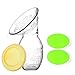 UINSTONE Manual Breast Pump for Breastfeeding with sealing disc & 2-pack Bamboo Nursing Pads , 100% BPA-Free