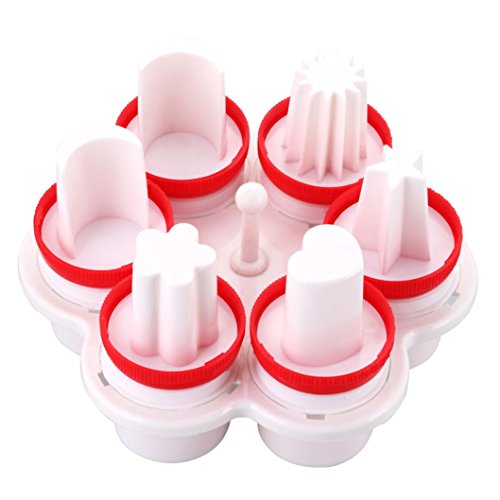 WM & MW Egg Cooker 6 Pack, Food Grade Silicone Egg Boiler Hard Soft Boiled Egg Cooker Kitchen Tool + Brush (6 Pcs)