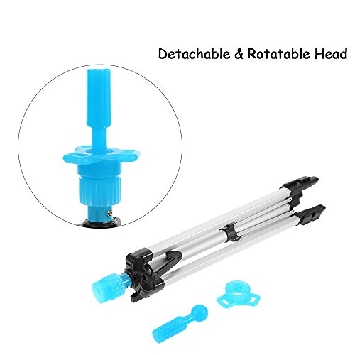 Anself Adjustable Wig Head Tripod Stand Mannequin Hairdressing Training Tripod Holder With Carry Bag - Thumbnail 5