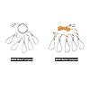 Lixada-5-Snaps-Stainless-Steel-Fish-Stringer-Rope-Lanyard-Fish-Lock-Fishing-Accessories-Tackle-Tool
