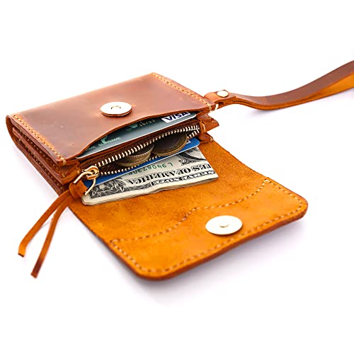 Handmade Wristlet Wallets For Women, Minimalist Card Holder, Small