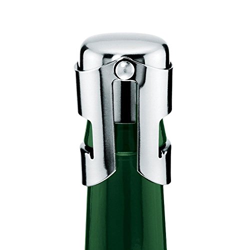 Stainless Steel Champagne Bottle Stopper Sparkling Wine Bottle Sealer-Silver