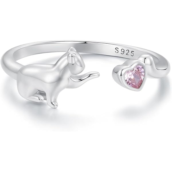 Anillo Ajustable Abierto Abrazo Para Mujer Plata Solida 925