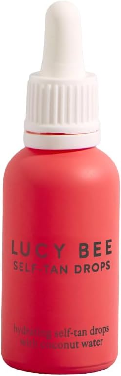 Lucy Bee Self-Tanning Drops Face Body Customisable Vegan Natural Tan 30ml