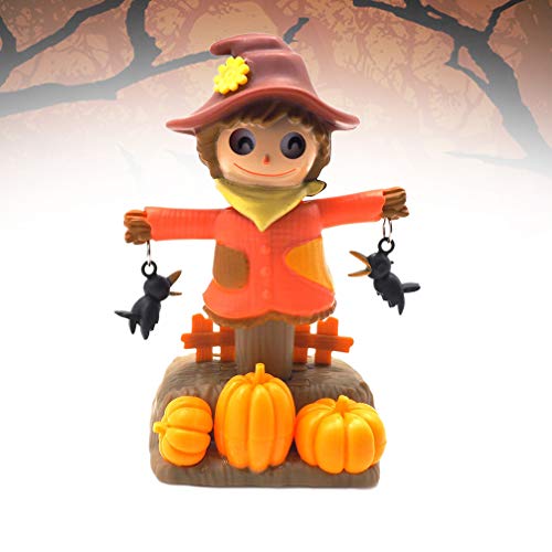 image for Amosfun Solar Dancing Toys Bobble Head Toy Halloween Scarecrow Dancing