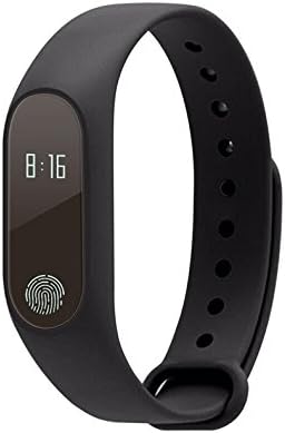 Lachmann Smart Band M2 Heart Rate Monitor Fitness Activity Tracker Waterproof Bluetooth Water Resistant IP67 Sleep Monitor Pedometer EXCELLENT QUALITY Compatible with Android and IOS (BLACK)