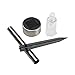 Wellgium Solar Lights Outdoor - Garden Landscape Pathway Lights for Lawn Patio - Stainless Steel, 12 Pack (6 Colors)