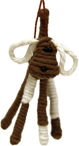 Fair Trade Yarn Dog Holiday Ornament or Home Decor from Colombia
