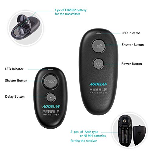 AODELAN Wireless Shutter Remote Release Control, Camera Wired Remote Control Cord for Panasonic GH4 GH5 GH5S G9 G7 G85 GX8 GX7 FZ1000 FZ2500 for Olympus E-M1 E-M5 Mark II E-M10 Mark II Pen-F Cameras - Thumbnail 7