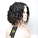 VRZ Glueless Short Bob Wigs Human Hair Lace Front Wigs Brazilian Virgin Human Hair 13x6 Lace Front Bob Wigs for Black Women Pre Plucked with Baby Hair Short Wavy Bob Wigs Natural Color (8 Inch)