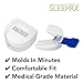 Best Anti Snoring Mouthpiece Snore Aid by SleepRx - Snoring Solution Mouth Guard Snoring Guard Relief Stop Snoring Mouthpiece
