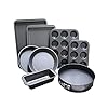 ShellStone-8-Piece-Non-Stick-Bakeware-Set-Baking-Set-with-Muffin-Tray-Oven-Tray-Cake-Pan-Loaf-Pan-Spring-Form-Cake-Tin 8-Piece Non Stick Bakeware Set Baking Set- with Muffin Tray, Oven Tray, Cake Pan, Loaf Pan & Spring Form Cake Tin
