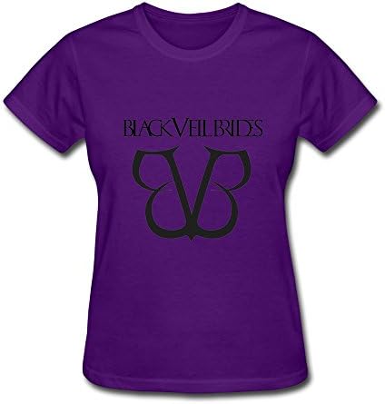 RILI Women's Black Veil Brides Logo T-shirt Size XL Purple