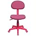 Flash Furniture Pink Fabric Swivel Task Office Chair