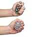 three carriage Mesh Squishy Ball Anti Stress Balls Rubber Multi Color Vent Grape Stress Ball Squeezing Stress Relief Ball for Kids & Adults.Stress Squishy Toys for Autism, ADHD, Bad Habits& More(4PCS)