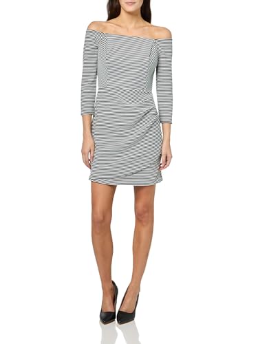 BCBG Women's Dress, Black/Cream, 2