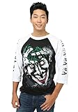 Bowe Industries Inc. Killing Joke Joker Raglan Mens Shirt Medium