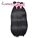 Lin Hair Brazilian Virgin Straight Hair Bundle 100% Unprocessed Human Hair Weave Extensions Natural Color Can Be Dyed and Bleached (8