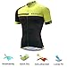REEHUT Mens Breathable Cycling Jersey Biker Short Sleeve Shirt Quick Dry Full Zip Men's Bicycle Jacket with Pockets - Green,M