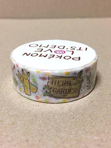 Amazon Co Jp ポケモン マスキングテープ マステ シール テープ ピカチュウ ガーデニング イッツデモ Pokmon Love Its Demo 1 ホビー