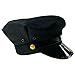 Funny Party Hats Chauffeur Hat - Limo Driver and Police Costume - Black
