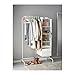 Ikea Clothes Rack With 4 Ikea Hangers (White)